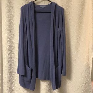 Barefoot Dreams Cosy Chic Ultra Lite Hooded Ribbed Cardigan